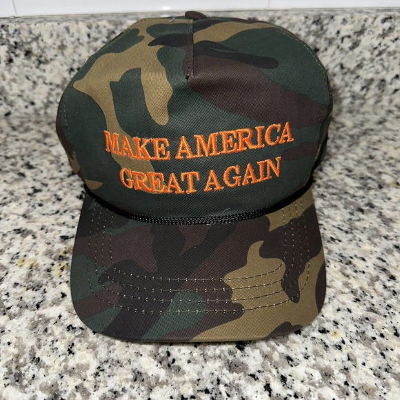 Official MAGA Trump Made in USA Cali Fame Camo Make America Great Again Hat Cap - Picture 3 of 8